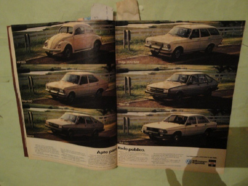 Publicidad Volkswagen 1300 Dodge 1500 Passat Ls Lse Audi 100