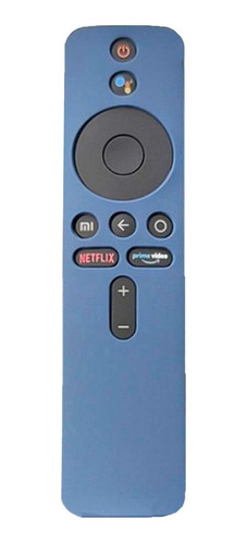 Funda Cerrada De Silicona Control Xiaomitv Stick- Azul Noche