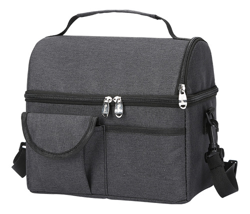 Bolsa Cooler Tote, Bolsa Térmica Para Almuerzos, Doble