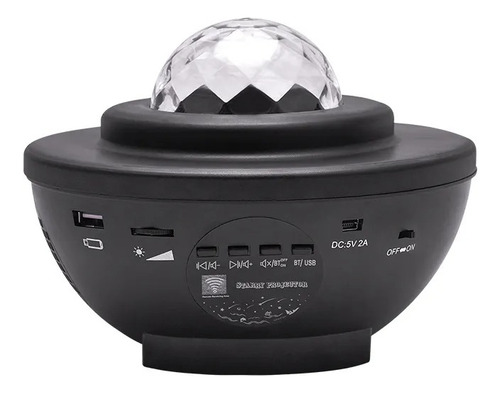 Lámpara Proyector Galaxia 21 Patrones Parlante Y Bluetooth