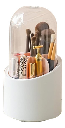 Porta Brochas Organizador Cosmeticos Giratorio Acrilico 2pzs Color Color Al Azar