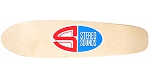 Tabla Stereo Oval Wood 7.75 Longboard Skate Cruiser