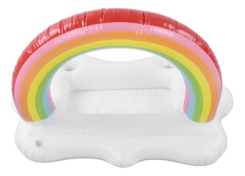 Water Fun Decorations Inflatable Rainbow Drink Holder