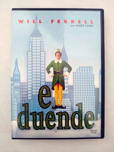El Duende Dvd Elf Película Will Ferrell Jon Favreau Navideña