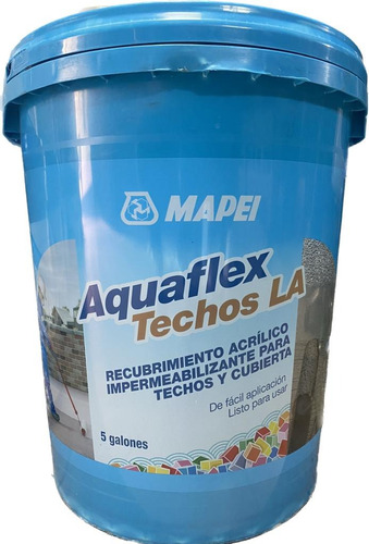 Pintura Impermeabilizante Mapei Aquaflex Techos L.a 