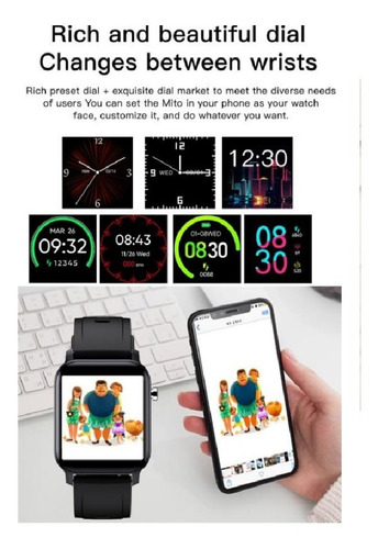 Reloj Inteligente Smartwatch Smartband Unisex Android Ios
