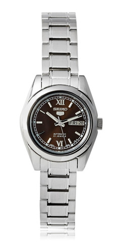 Reloj Para Mujer Seiko Symk25 Seiko 5 Seiko 5 Funda De Acero