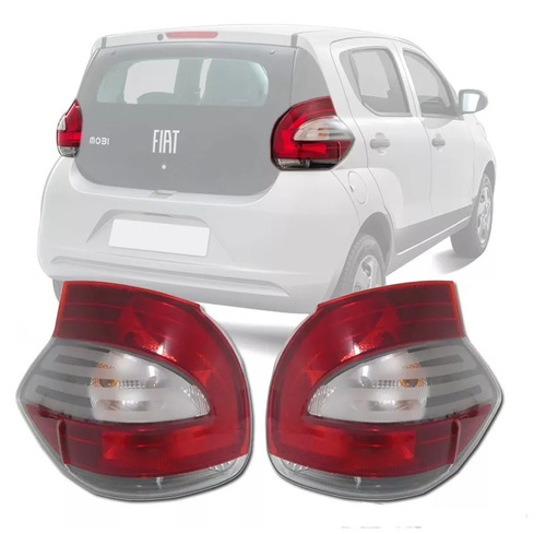 Par De Faros Traseros Fiat Mobi