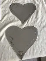 Comprar Insignias Corazones Medianos X2 Acero Inoxidable Colectivo