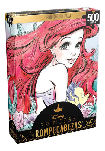 Rompecabezas Princess Sirenita Edición Limitada (500 Pzas.)