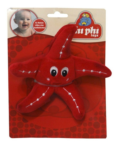 Sonajero Peluche Estrella De Mar Para Bebe Phi Phi Byp