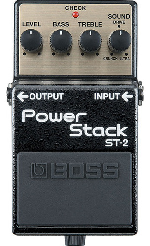 Pedal Boss St2 Power Stack St 2 Guitarra - Loja Autorizada Cor Preto