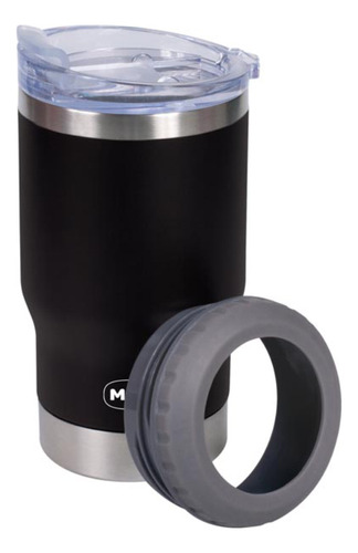 Copo Térmico Mor 5 Em 1 - 420ml Cor Preto Lisa