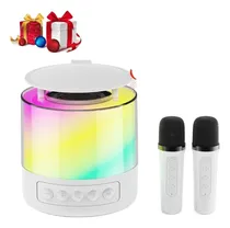Comprar Máquina De Karaoke Con 2 Micrófonos Inalámbricos Bluetooth