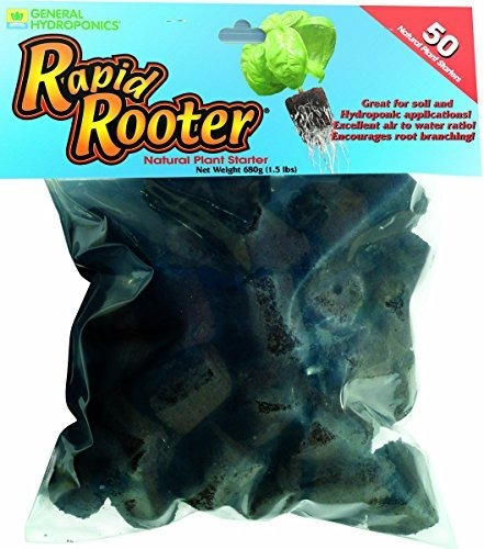 General Hydroponics Rapid Rooter Replacement Plugs 50 Count