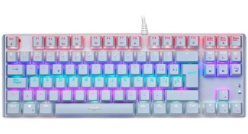 Teclado Mecanico Gamer Rgb De 88 Teclas Anti Ghosting Nisuta