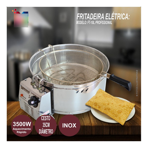 Fritadeira Elétrica Tacho 10l 220v