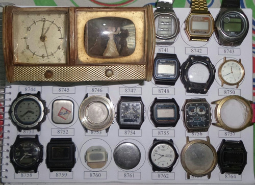 Lote 32 Sucatas Casio E Outros- Máquina Do Tempo