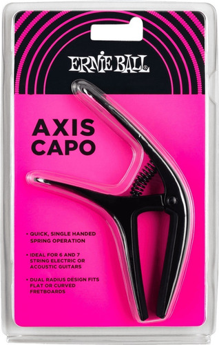 Imagem 1 de 6 de Capotraste Braçadeira Violão Guitarra Axis Capo Ernie Ball