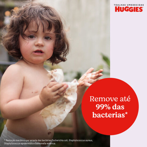 Lenço Umedecido Huggies Rosto E Corpo Pacote 48un