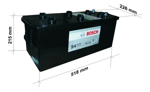 Bateria Bosch 12x140 Post Der. 140 Ah S4 150d 0092548043 