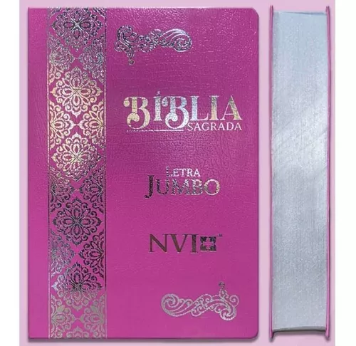 Bíblia Sagrada Nvi Letra Jumbo Capa Coverbook Luxo Preta - Bíblia