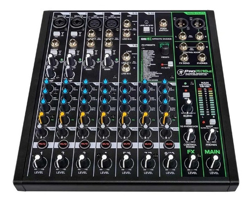 Mackie Profx10v3 Mezclador De Efectos De 10 Canales Con Usb
