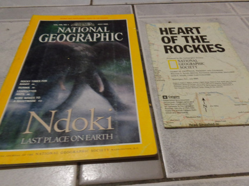 Revista National Geographic Julio 1995 Ingles +  Suplemento