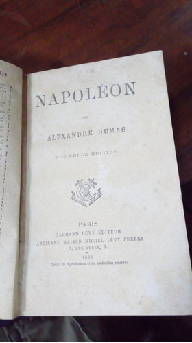 Libro Napoleón     Alexandre Dumas