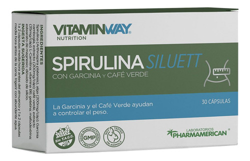 Vitamin Way Spirulina Siluett Adelgazante Control Del Peso
