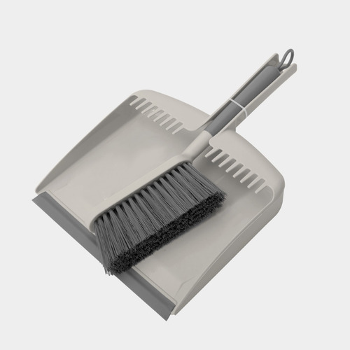 Kit Pá De Lixo De Mão Escova De Chão Ergonômico Para Limpeza