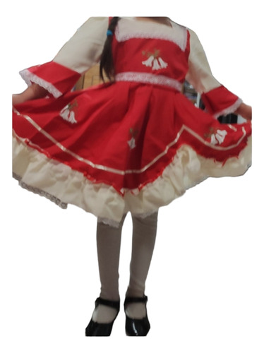 Vestido Cueca Fiestas Patrias Chinita Niña Huasita Talla 10