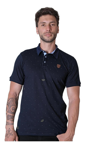 Playera Moda Polo Hombre Azul Stfashion 71604429