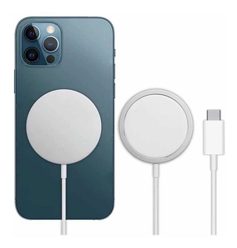 Imagen 6 de 7 de Cargador Inalámbrico Magsafe iPhone + Adaptador Apple 20w