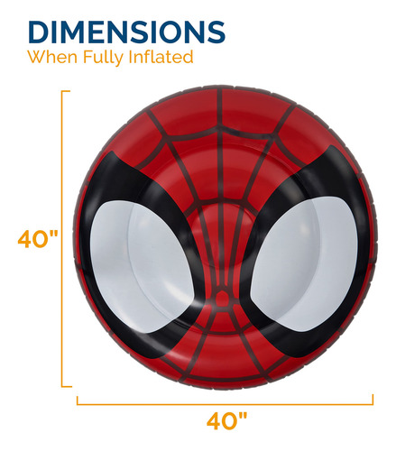 Bote Reversible Pool Float Swimways Marvel Spidey Para Niños