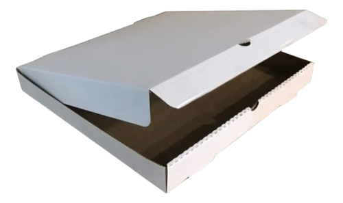 Caja Microcorrugado Blanco 32x32x06 Tapa Rebatible Pack X 10