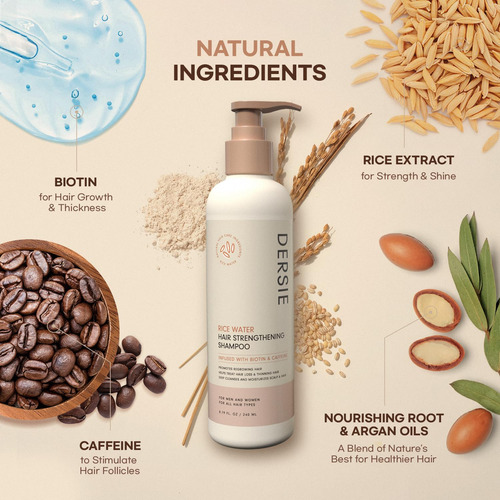 Conjunto De Shampoo E Condicionador Dersie Rice Water Hair G