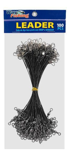 Linea de pesca Way Fishing color negro