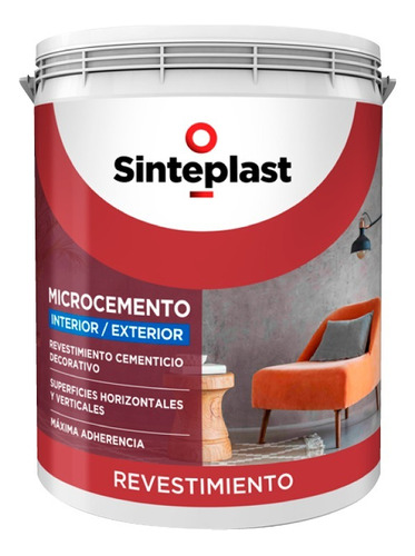 Recuplast Microcemento Base Fina O Gruesa Sinteplast | 20kg 