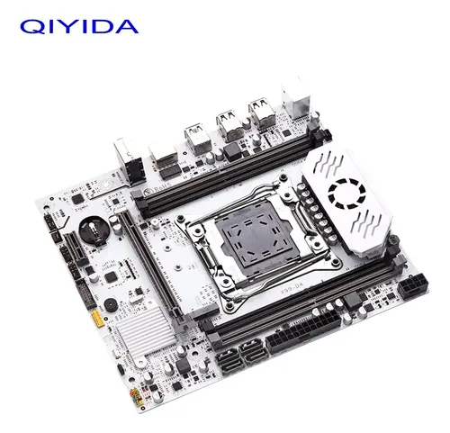Placa Mãe Qiyida X99 D4 Xeon V3 V4 Ddr4 M.2 Nvme Vrm Cooler