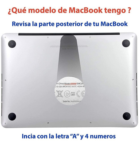 Carcasa Funda Protector Para Macbook Air 13 M1-2019 Floresve
