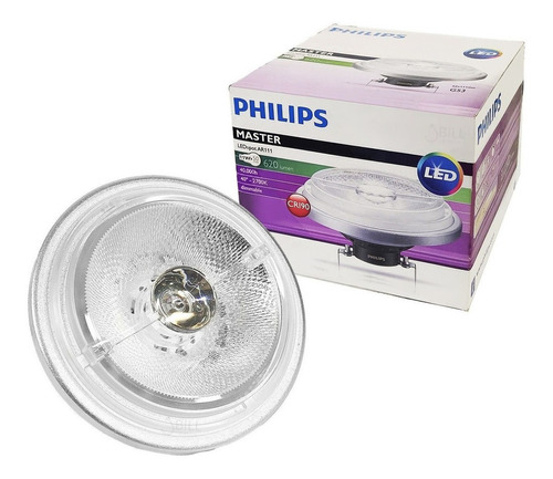 Lâmpada Philips Led Ar111 11w Dimerizavel Branco Quente Cor da luz Branco Quente 2700K 12V