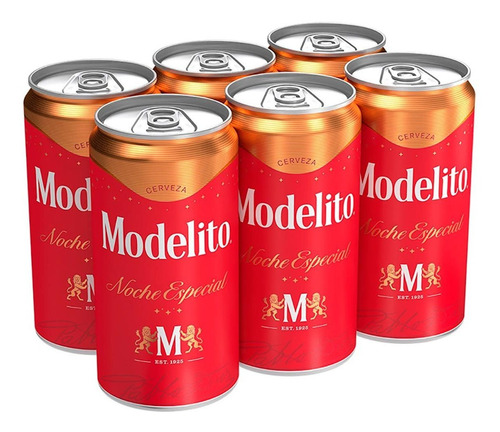 Cerveza Modelo Noche Especial 6 Pack Lata 269ml | MercadoLibre