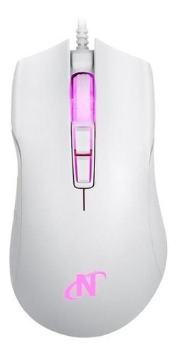 Imagen 2 de 4 de Mouse Gamer Nisuta 10000 Dpi Ns-mogz9 (white)