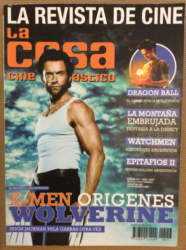 Revista Cine Fantástico Y Series La Cosa #153  Abril 2009