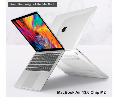 Case Crystal Clear @ Macbook Air 13.6 2022 A2681 Chip M2