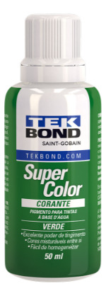 Corante Verde 50ml P/tinta Tekbond