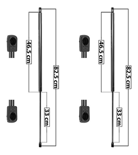 Kit-2 Amortiguadores 5a Puerta Spart Ford Transit 00 A 08