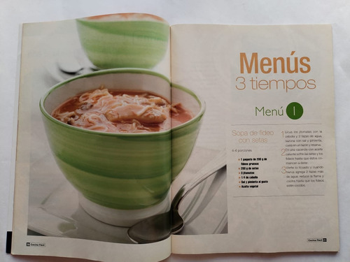 Cocina Fácil 16 Menús Para Este Verano De 3 Y 4 Tiempos (Usado)