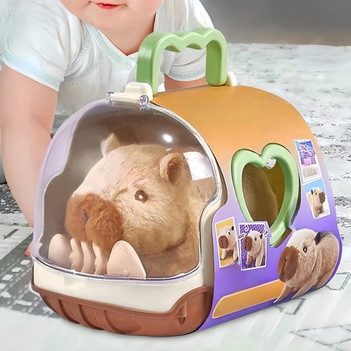 Peluche De Carpincho Eléctrico, Puede Caminar